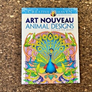 Art Nouveau coloring book ✨Brand New✨